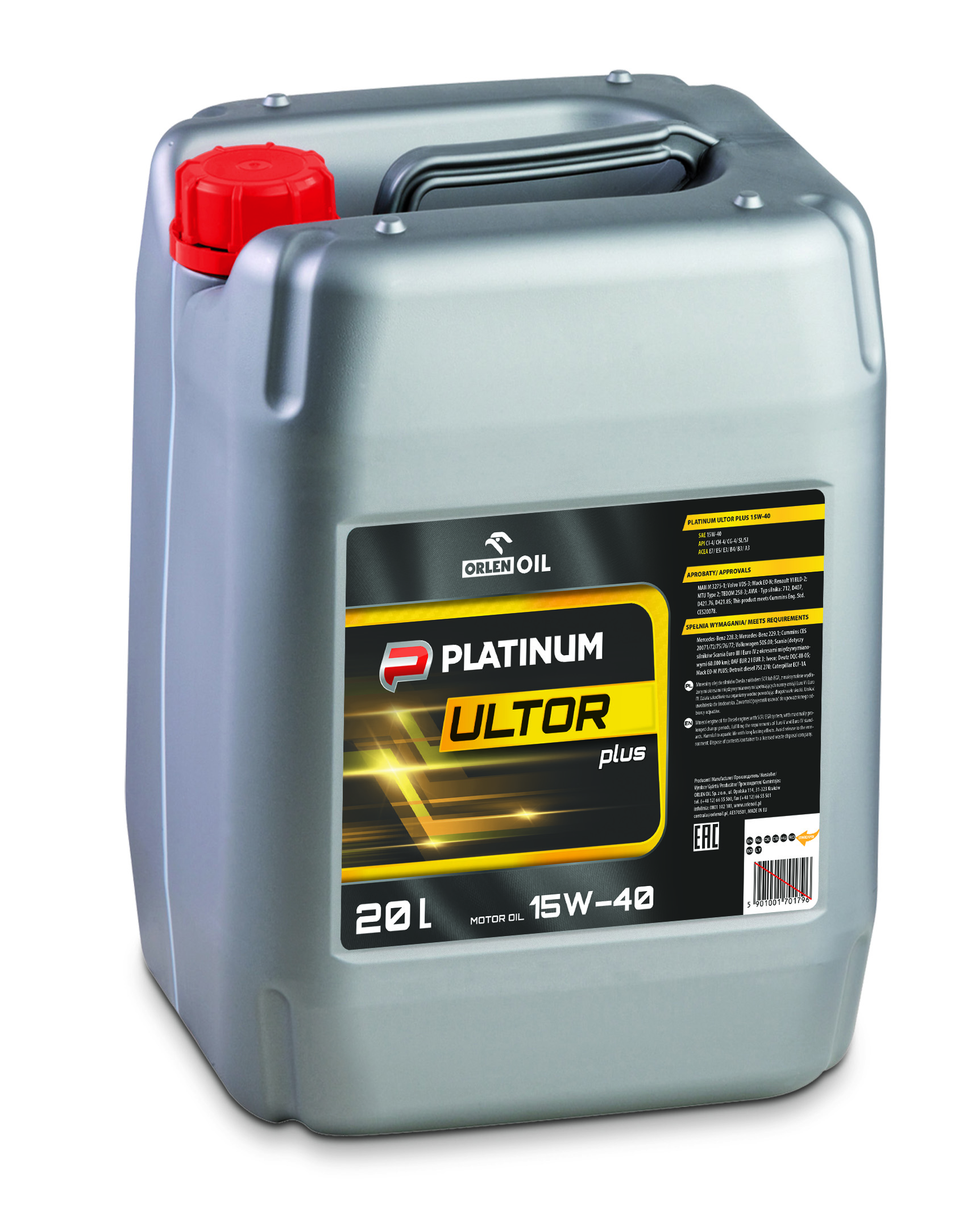 Orlen Oil Platinum Ultor Plus 15W-40